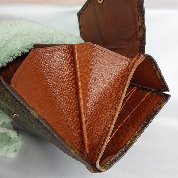 'LOUIS VUITTON' 'PORTEFEUILLE 'ELISE' TRIFOLD LEATHER MONOGRAM WALLET & BOX SET - Picture 10 of 16